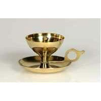 Traditional brass oil lamp